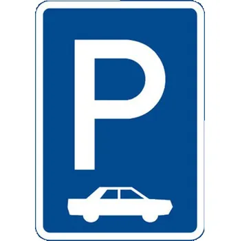 Dopravní značení VakoShop Dopravní značka IP11b - Parkoviště (kolmé nebo šikmé stání) 500 x 700mm