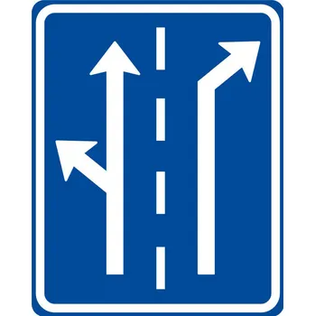 Dopravní značka Dopravní značka IP19 - Řadící pruhy