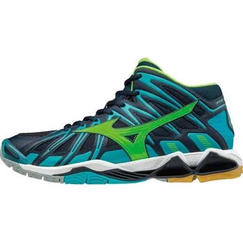 Pánská sálová obuv Mizuno Wave Tornado X2 Mid modrá