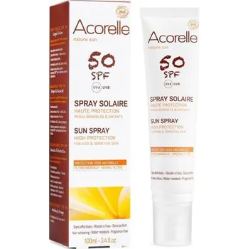 Přípravek na opalování Acorelle Opalovací sprej SPF 50 100 ml