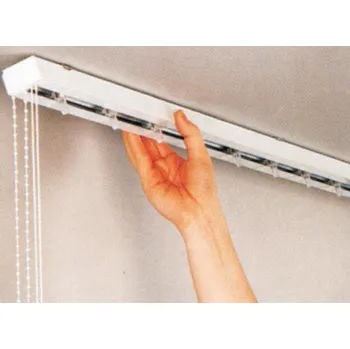 Žaluzie Stín Kompletní horní vodící profil pro vertikální žaluzie - lamela 127 mm délka vodící lišty do:: 175 cm