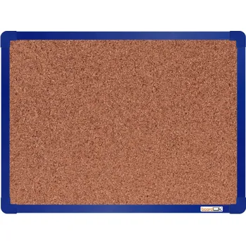 Korková tabule boardOK 60x45 cm, barevný rám barva rámu: modrá VOK060045-3200