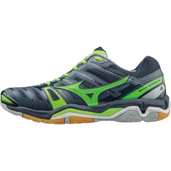 Pánská sálová obuv Mizuno Wave Stealth 4 Navy/Green