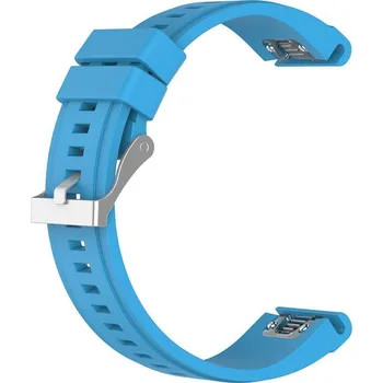 Příslušenství k chytrým hodinkám eses Silikonový řemínek pro Garmin - Modrý, QuickFit 26 mm