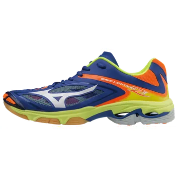 Pánská sálová obuv Recenze Mizuno Wave Lightning Z3 Blue/Green/Orange/White