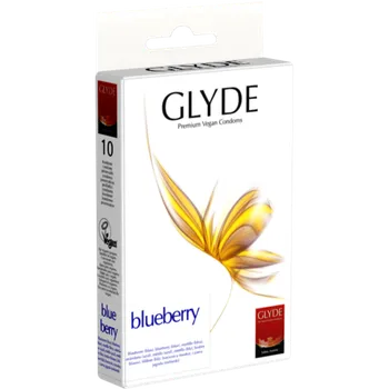 Kondom Glyde kondomy Blueberry 10 ks