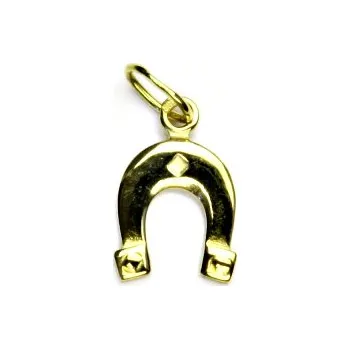 Přívěsek Zlatý přívěsek, podkova, žluté zlato, zlatá podkova, P 34