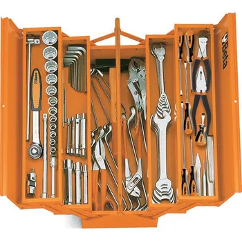 SKŘÍNKA NÁŘAĎOVÁ 5 ČÁSTI DLOUHÁ KOVOVÁ-MODEL 2120 (Pětidílná konzolová krabice na nářadí, vyrobeno z kovového plechu)