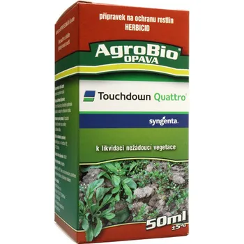Vytrhávač plevele AgroBio Opava AgroBio Postřikový totální herbicid Touchdown Quatro 50ml /004063/