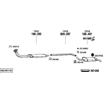 hadicová spona spona Bosal 250-445