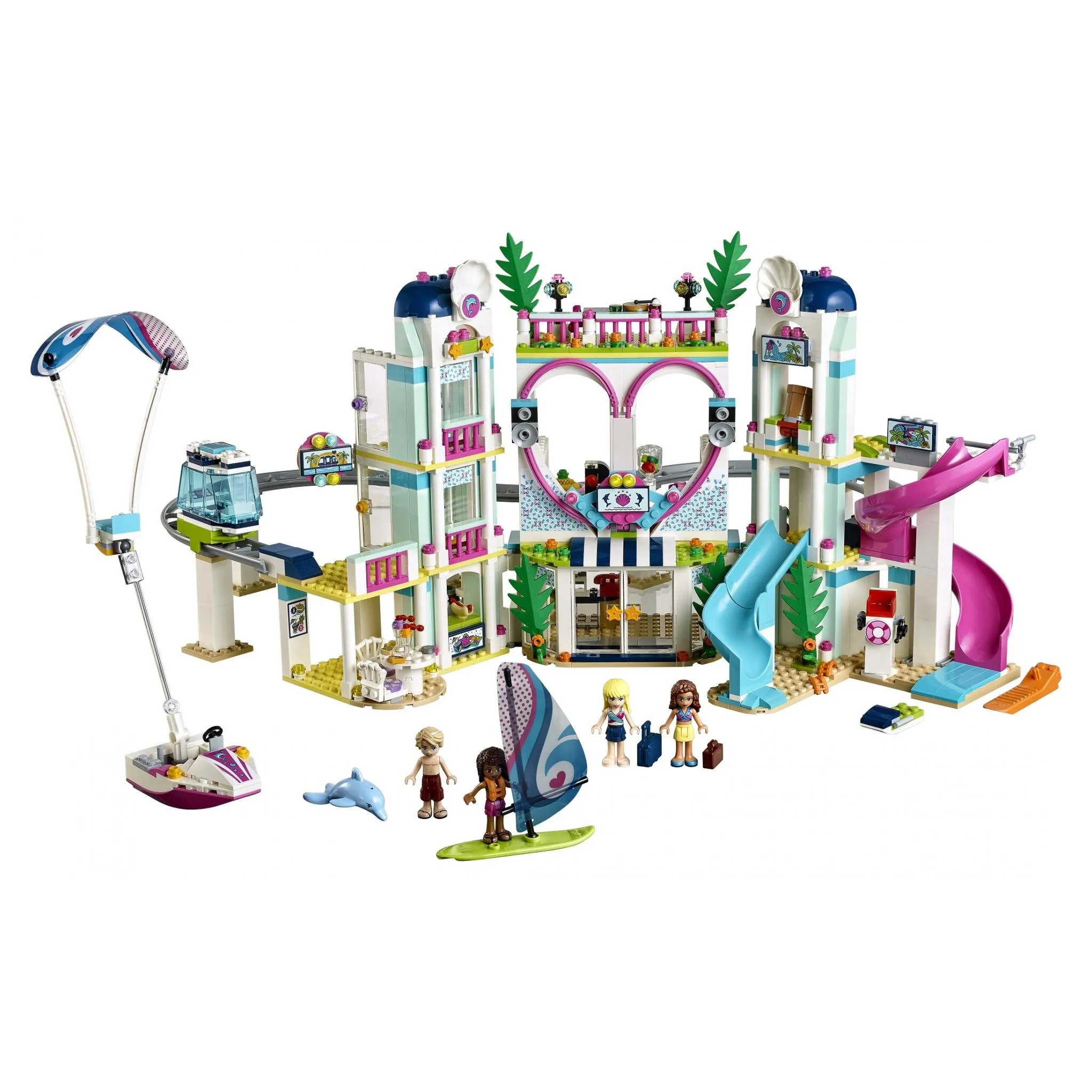 Fotografie 3 - Stavebnice LEGO LEGO Friends 41347 Resort v městečku Heartlake