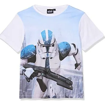 Chlapecké tričko SUN CITY Dětské tričko Star Wars Stormtrooper bavlna bílé vel. 4 roky Velikost: 104 (4 roky)