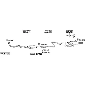 hadicová spona spona Bosal 250-645