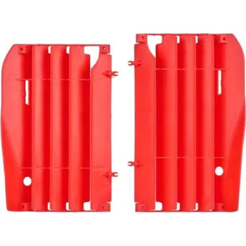 Chlazení pro motocykl Mřížky chladičů - Honda CRF250R / 14-15 (barva červená)