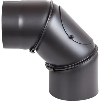 Kouřovod Bertrams koleno nastavitelné 90° 160 mm