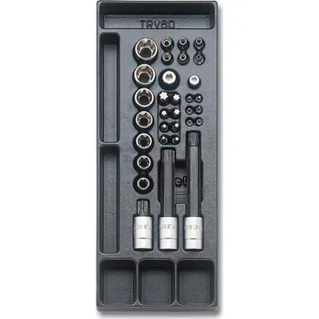 Sada nářadí SADA NÁŘADÍ-MODEL 2424/T112 32KS V PODESTĚ Z PVC (Tvrdá přihrádka tvarovaná za tepla, se sadou nástrojů)