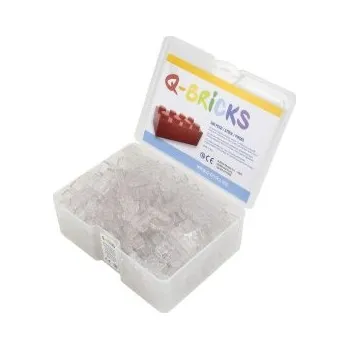 ostatní stavebnice Q-bricks UNICOLOR - průhledné kostky 300 ks