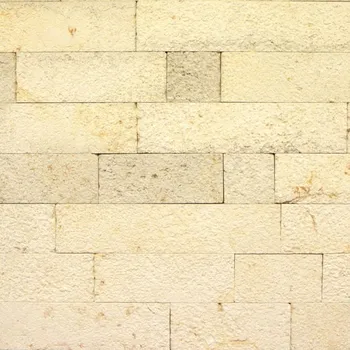 Obklad Přírodní obklad STONE travertin MARONIAN BEIGE BUSCH HAMMERED 10 cm