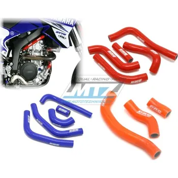 Chlazení pro motocykl Hadice chladiče DRC RADIATOR HOSE KIT - DRC D47-01-742 - Yamaha WRF250 / 07-14 + YZF250 / 06 - modré (sada 5ks)