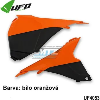 Kryty air-boxu KTM 125SX+150SX / 13-15 + 250SX / 13-16 + 250SXF+350SXF+450SXF / 13-15 - barva oranžovo-bílá