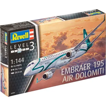 Plastikový model Revell Embraer 195 Air Dolomiti  1:144