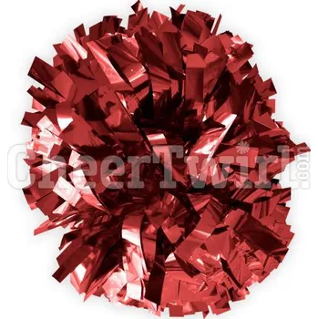 Příslušenství pro gril Obj. nad 3 ks - Metalický POMPON + vak na pompony ZDARMA ke každému páru - ČERVENÝ / 30 cm