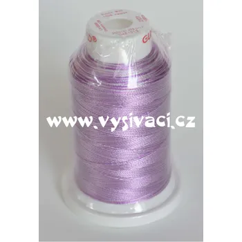 Nit vyšívací nitě Gunold SULKY 2121 melírovaná ombré fialová, viskóza, návin 1000 metrů NK- balení: 1 kón návin 1000m