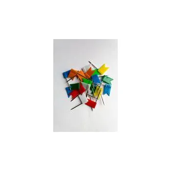 Mapové špendlíky vlaječky