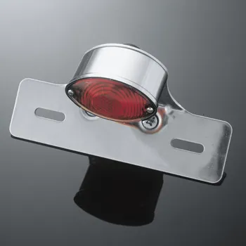 Osvětlení pro motocykl Highway Hawk Highway Hawk H68-333 Světlo Mini Cateye držák SPZ chrom 1ks