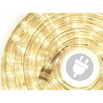 Vánoční světelný řetěz Nexos Trading Světelný kabel 240 LED teple bílá
