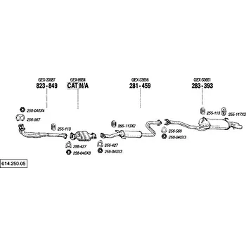 Pryž závěsná guma Bosal 255-117