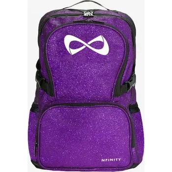 Městský batoh Nfinity sparkle - zářivý sportovní batoh - fialový