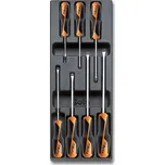 SADA ŠROUBOVÁKŮ-MODEL 2424/T199 7KS V PODESTĚ Z PVC. (Tvrdá přihrádka tvarovaná za tepla, se sadou nástrojů)