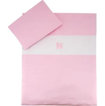 Povlečení Recenze Esito Dětské povlečení jednobarevné Jersey růžové 100 x 135, 40 x 60 cm