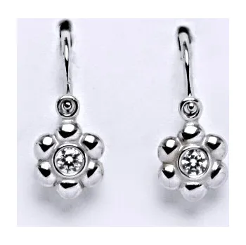 Náušnice Dětské náušnice z bílého zlata 585/1000 VE 213