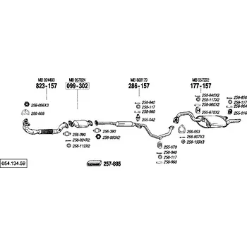 závěsná guma Bosal 255-042