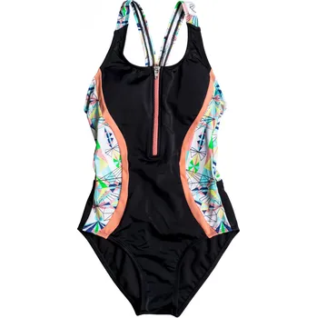 Dámské plavky Roxy Keep It Roxy Zipped anthracite