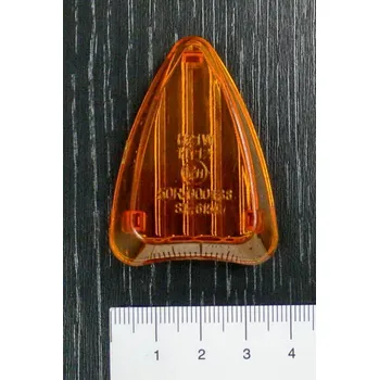 Osvětlení pro motocykl Highway Hawk Sklíčko pro blinkry motocyklu Highway Hawk TRIANGLE, oranžová (1ks)