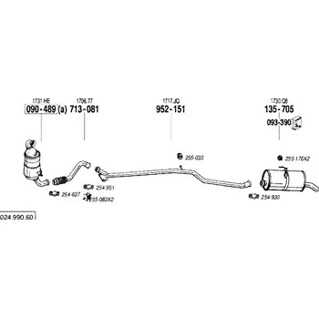 montážní držák Bosal 255-083