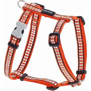Postroj pro psa Red Dingo Bones Rfx postroj oranžový