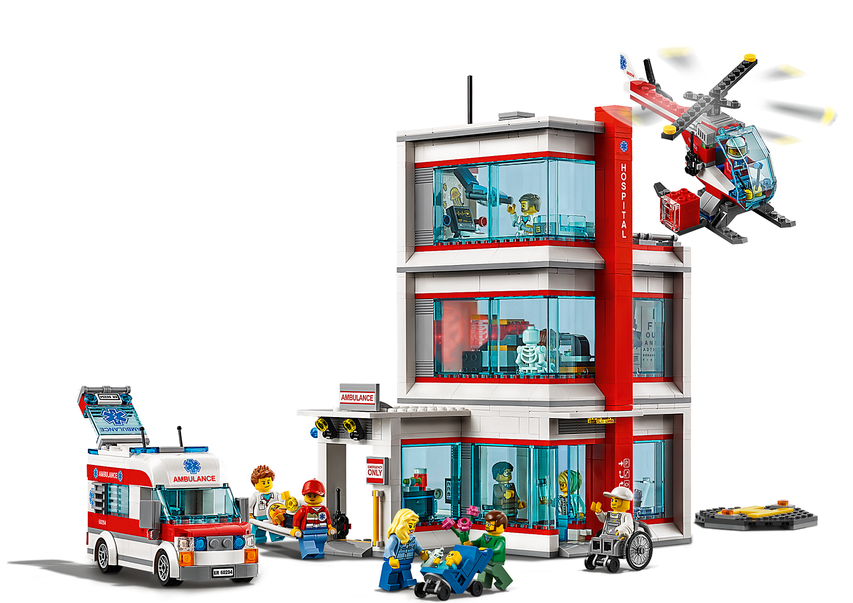 foto Stavebnice LEGO LEGO City 60204 Nemocnice City