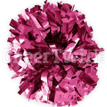 Úložný box Metalický POMPON + vak na pompony ZDARMA ke každému páru - SVĚTLE RŮŽOVÝ / 45 cm