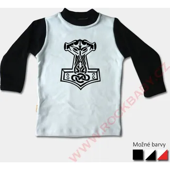 Kladivo Dětské tričko dlouhý rukáv - Thorovo kladivo TD-30