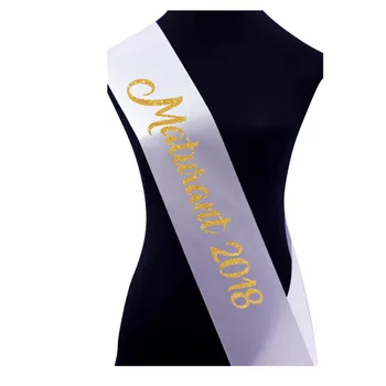 Party dekorace PotiskniTriko.cz Šerpa Maturant bílá