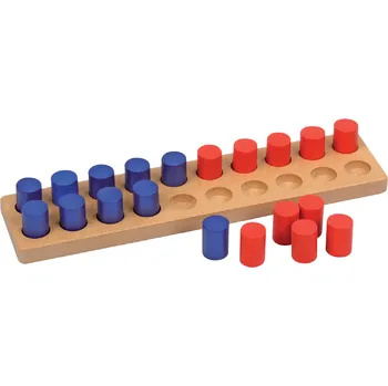 Dřevěná hračka Dvacítkové zástrčné počítadlo