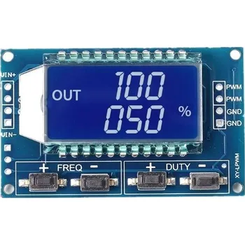 Vývojová deska PWM generátor signálu s LCD displejem - Nastavitelný