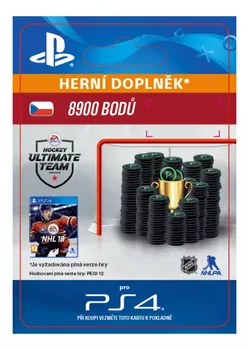 Herní předplatné NHL 18 PS4 8900 Ultimate Points ESD