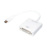 LOGILINK Adaptér HDCP 1.3,USB 3.0 DVI-I (24+5) zásuvka,USB C vidlice