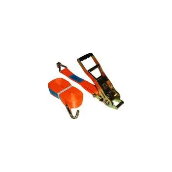 Upínací popruh Upínací pás 10 m/5 t s dlouhou ERGO ráčnou s obšitým a zafoliovaným štítkem