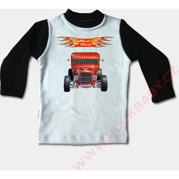 Chlapecké tričko Dětské tričko dlouhý rukáv - Hot rod auto TD-39